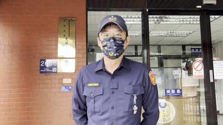 圖片說明:天母所吳所長說明畫面。(記者林艾錡翻攝)