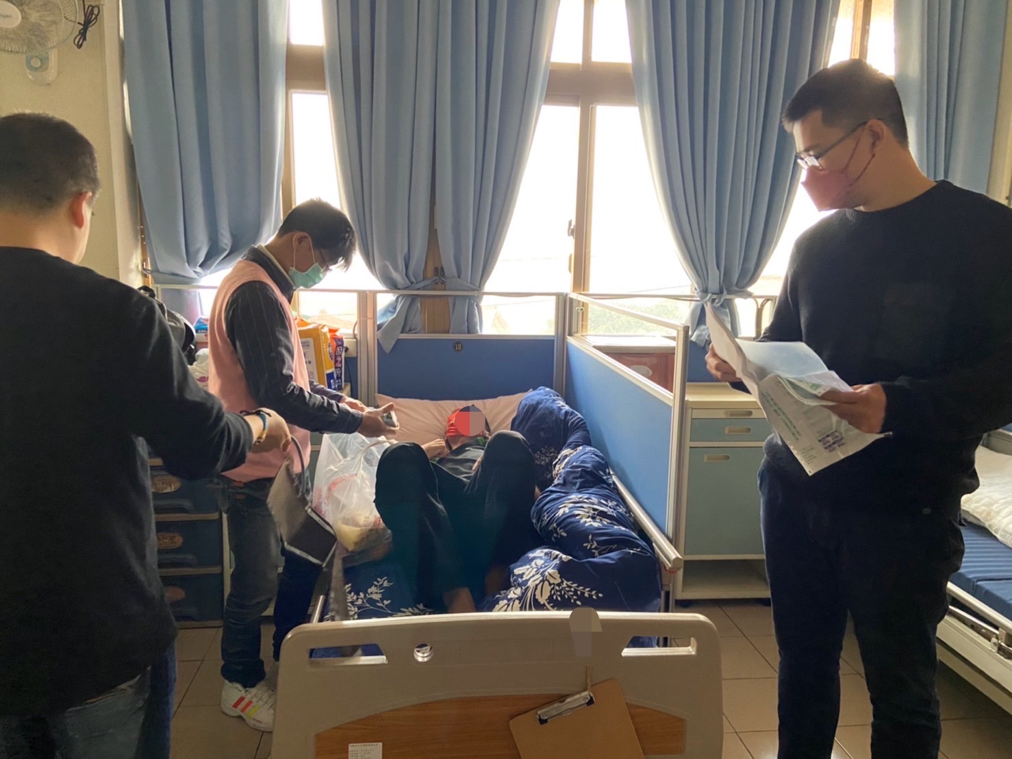 圖片說明：中和關愛之家提供安置阿明處所與照護。（記者戴昱弘翻攝）