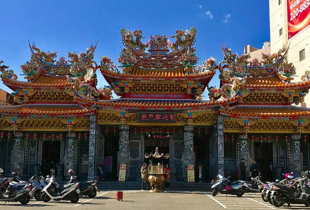 圖片說明:「慈護宮」是北桃園的媽祖信仰中心。(記者宋紹誠翻攝)