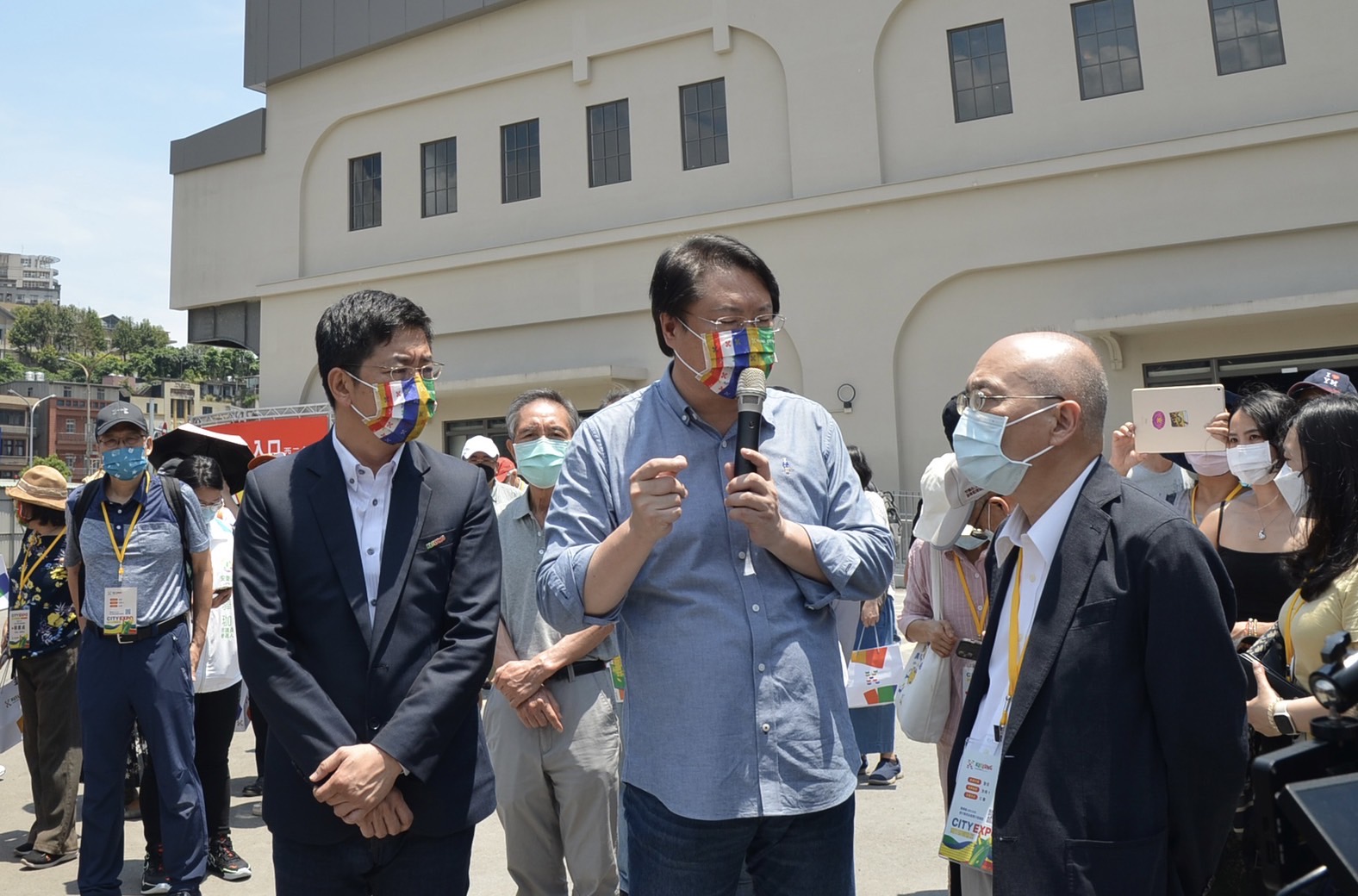 圖片說明：林右昌表示，蔡適應是基隆建設延續的不二人選。(圖／蔡適應國會辦公室提供)