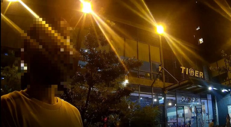 圖片說明：中警四分局大墩派出所員警賴子揚於南屯區尋獲曾姓失蹤人口，家屬相當感激與肯定員警的作為。(記者謝榮浤翻攝)