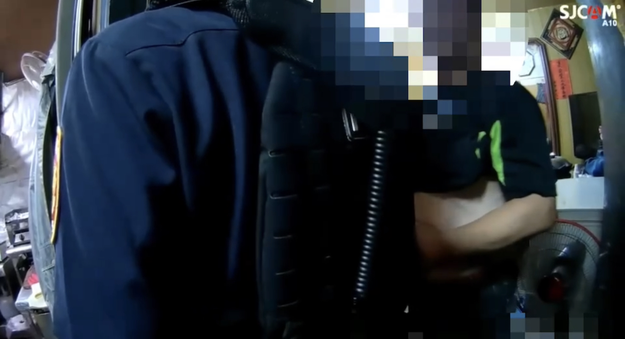 圖片說明：海山警接獲丁男謊報有槍擊事件。（記者戴昱弘翻攝）