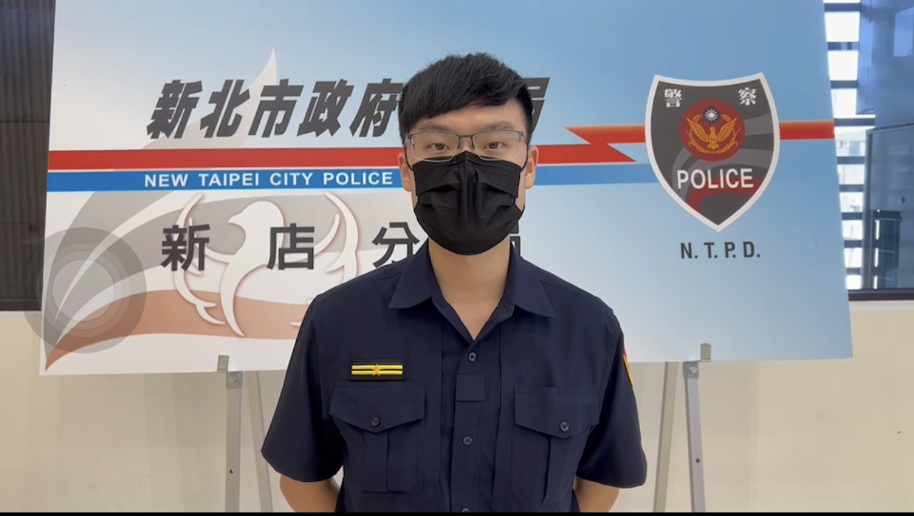 圖片說明:碧潭派出所副所長李宥宏說明案情。(記者徐煜勝翻攝)