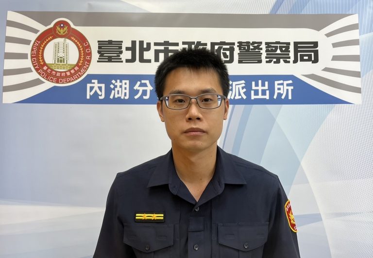 圖片說明：深夜橫行雙北慣竊「在內湖」栽了！康寧派出所所長黃彥喬說明。(記者宋紹誠翻攝)