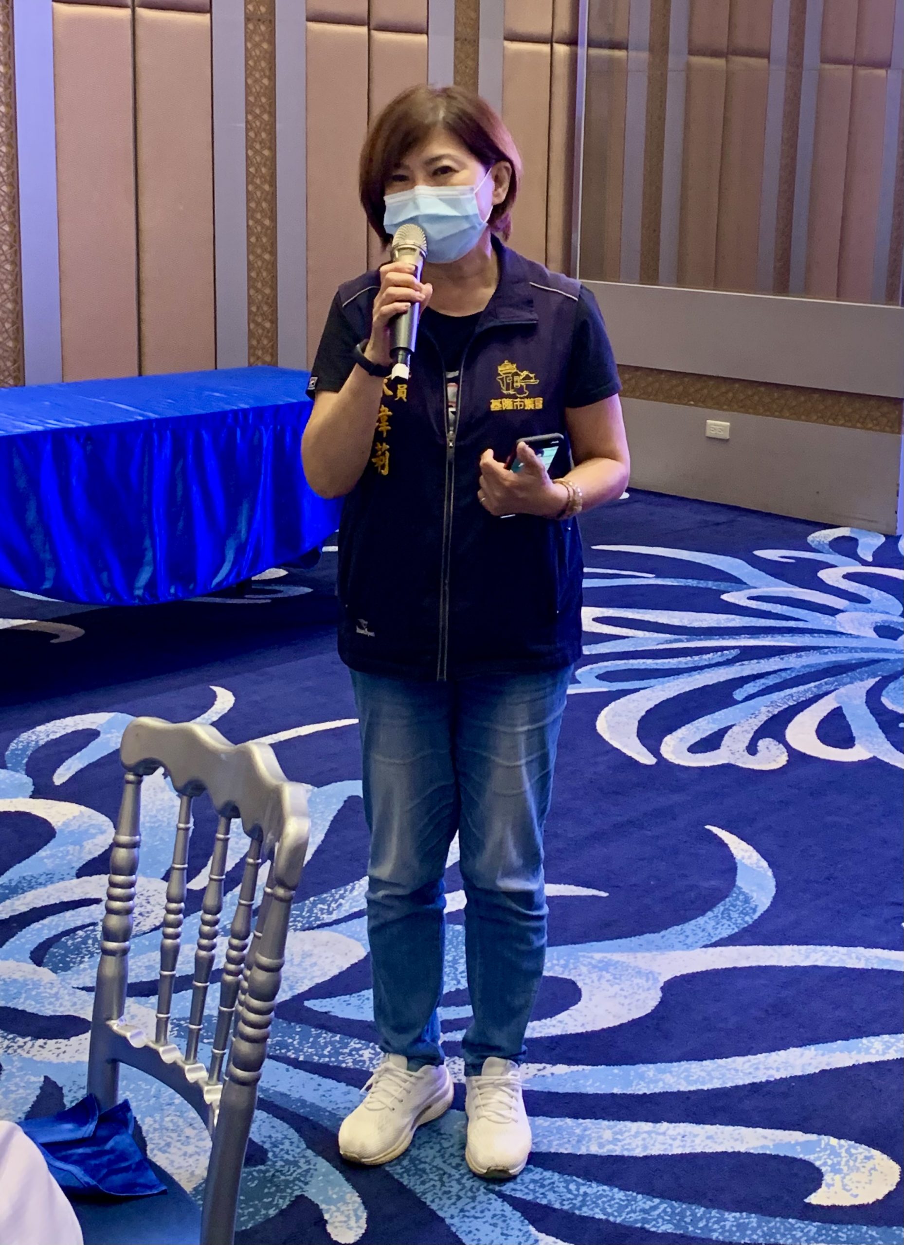 圖片說明：前任基隆巿議長暨現任議員宋瑋莉到場祝賀。（記者馬治薇攝）