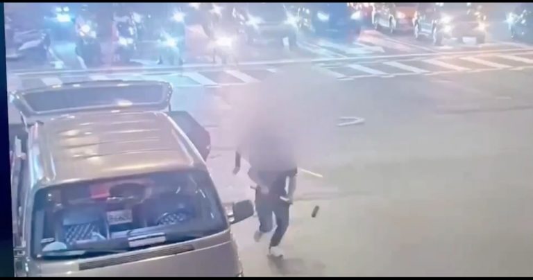 圖片說明：士林分局隨即擴大調閱周邊監視器並了解犯案動機。(記者林艷林翻攝)