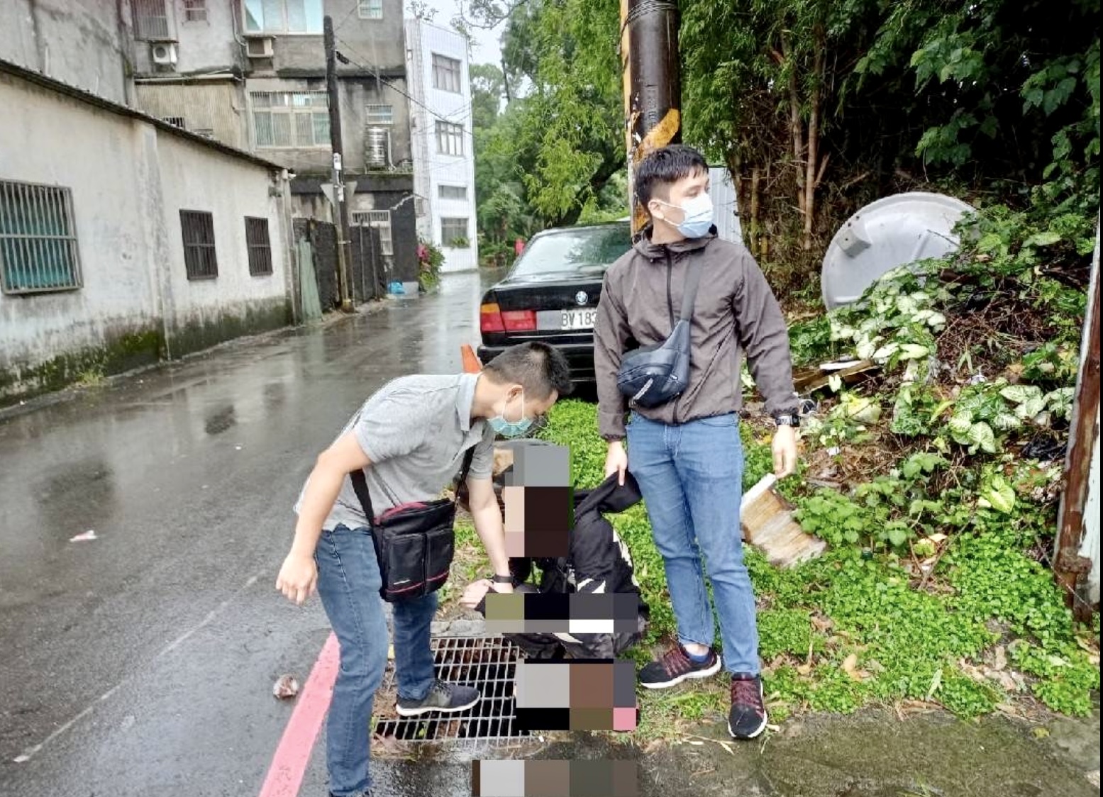 蘆竹分局拘提車手後，逐步溯源偵辦逮到詐欺集團主嫌。（記者宋紹誠翻攝）   