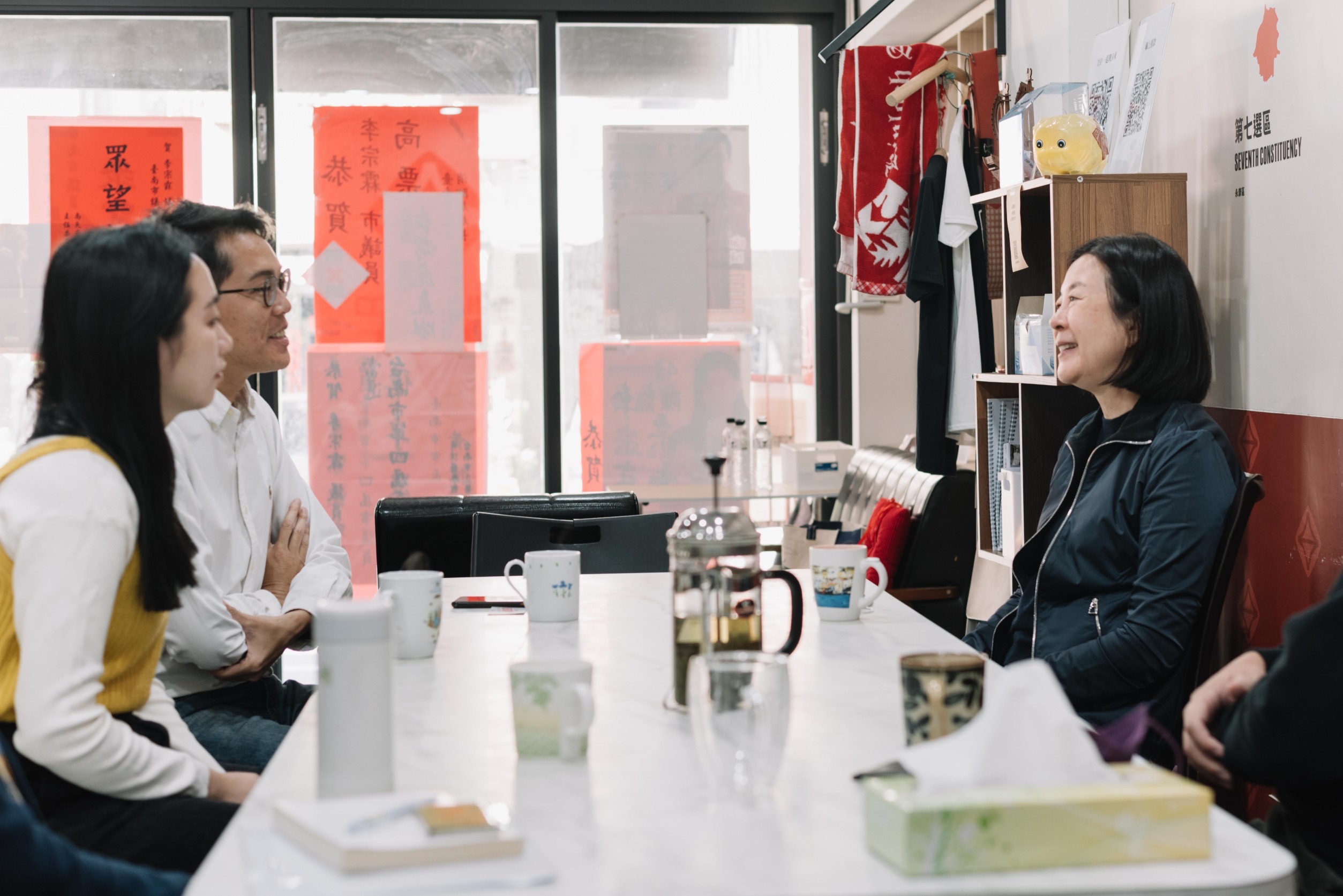 邱莉莉表示，與台灣基進理念相近，可攜手努力成為推動台南議會改革的主力。（圖/台灣基進黨提供）