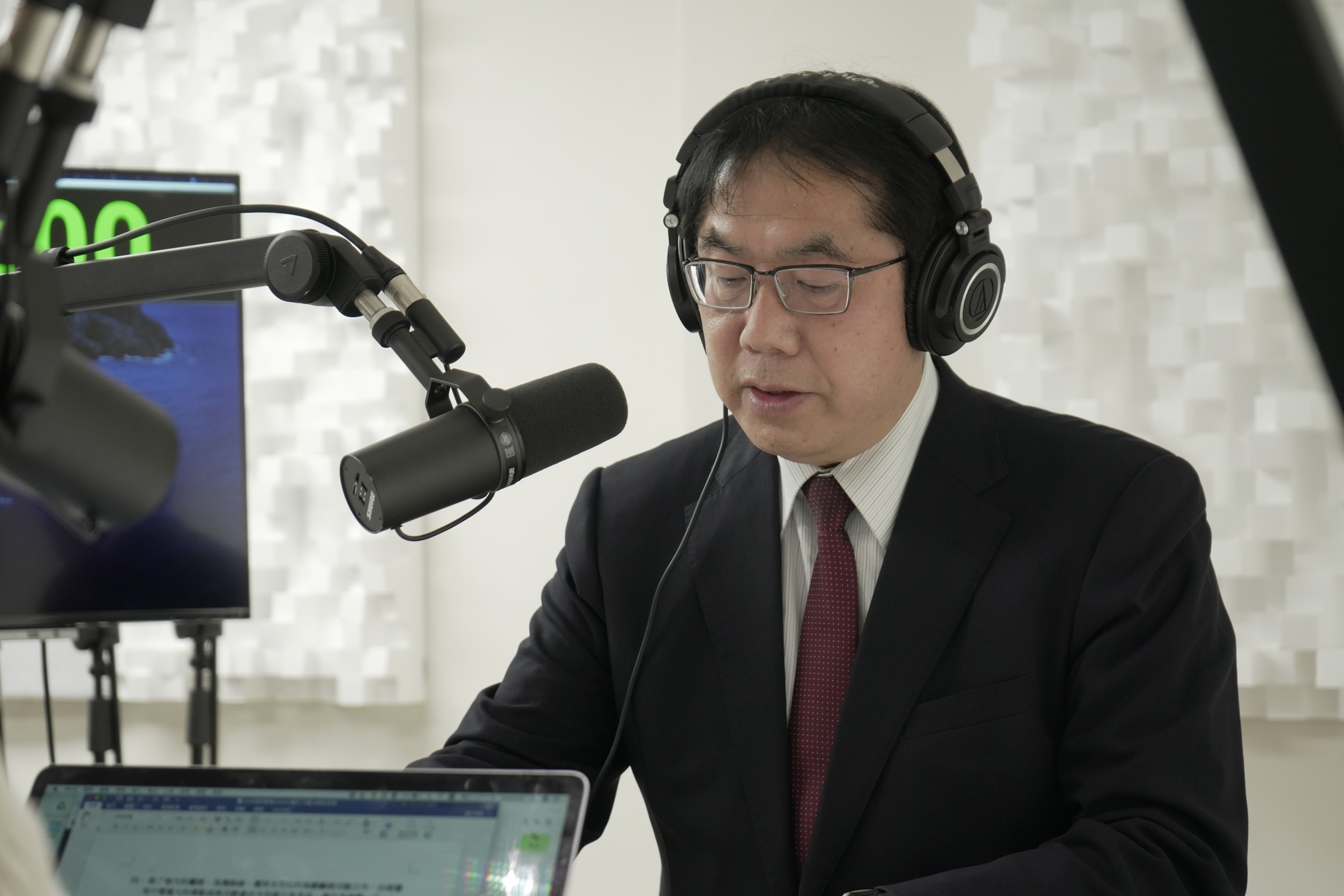 巿長黃偉哲podcast暢談台南春季旅遊的新亮點。(圖/台南巿政府提供)