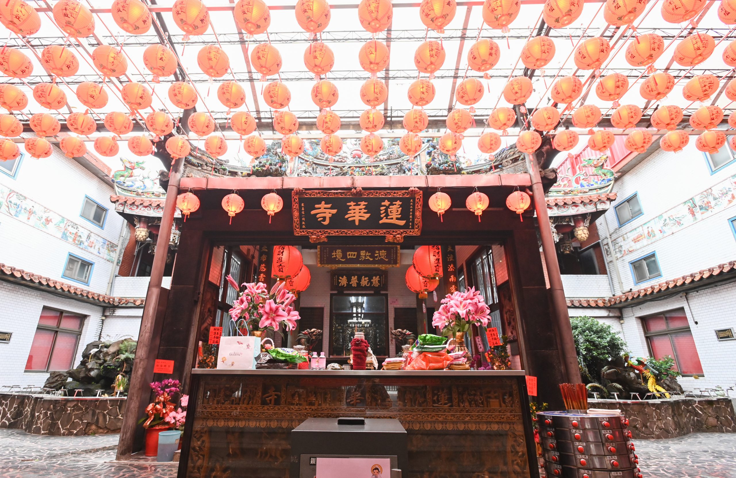 蓮華寺為桃園巿重要的宗教信仰中心。(圖/桃園巿政府提供)