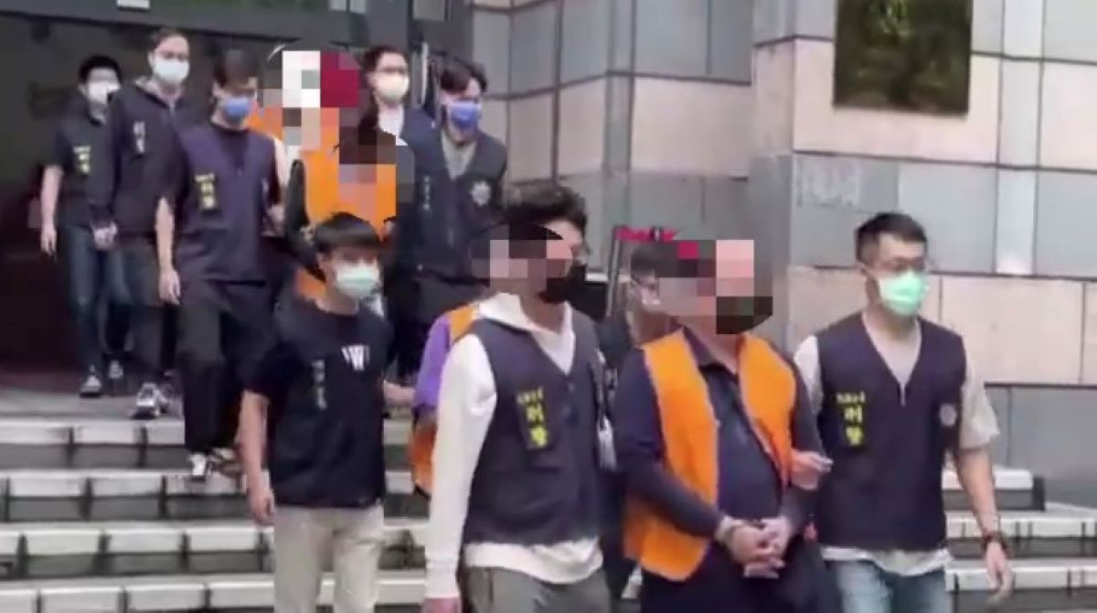 檢肅治平對象主嫌及成員。( 記者宋紹誠翻攝 )