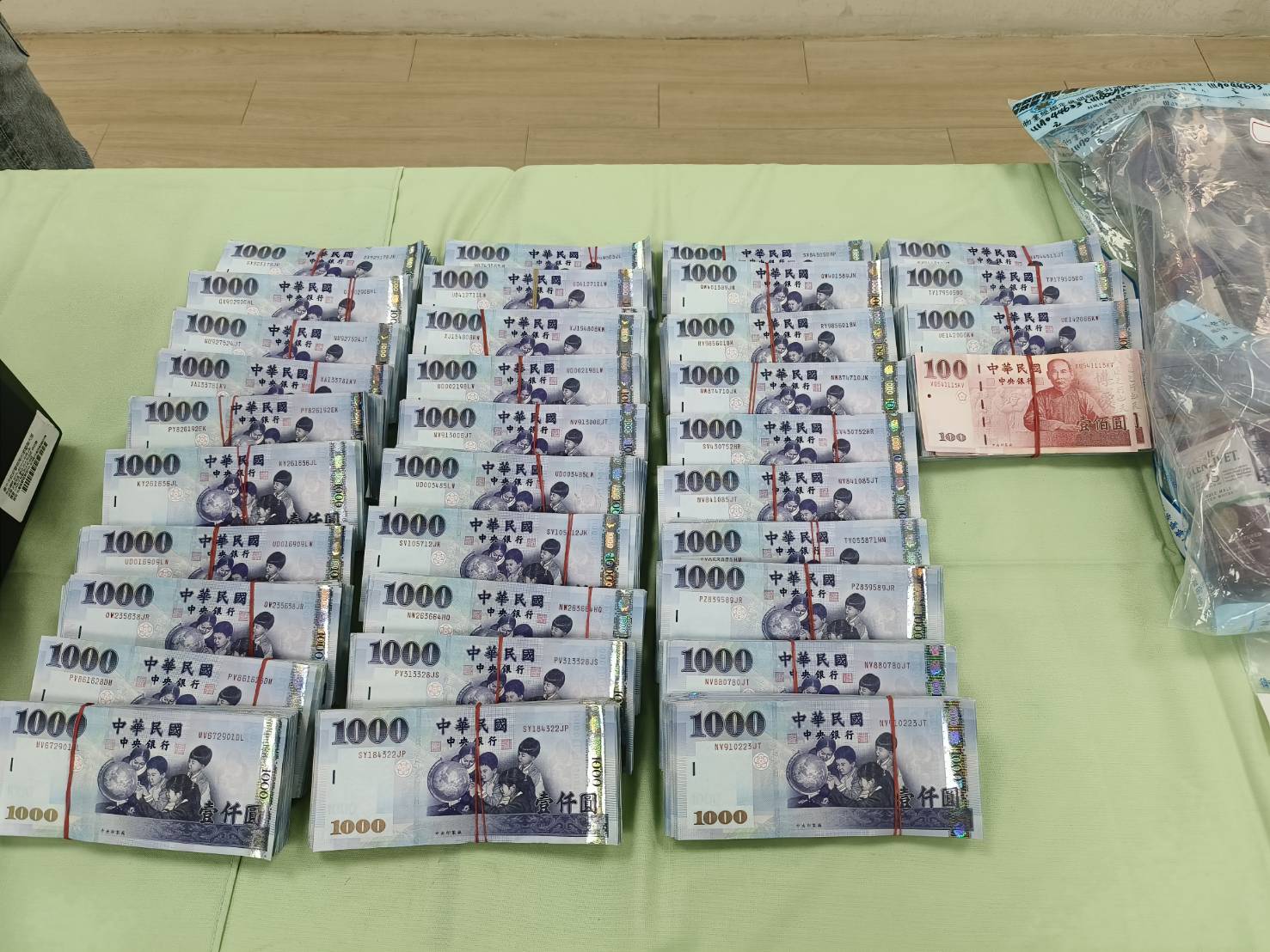 相關案情起獲證物。 (圖/記者林㤈輝翻攝)