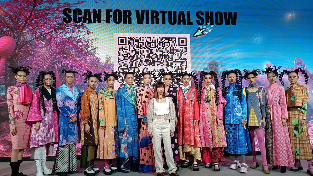 Claudia Wang2023秋冬大秀攜手數字王國，以愛的文明講述多元時尚議題。(圖/數字王國提供)