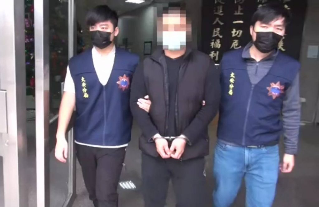 馬姓嫌犯被移送法辦。(記者林金聖翻攝)