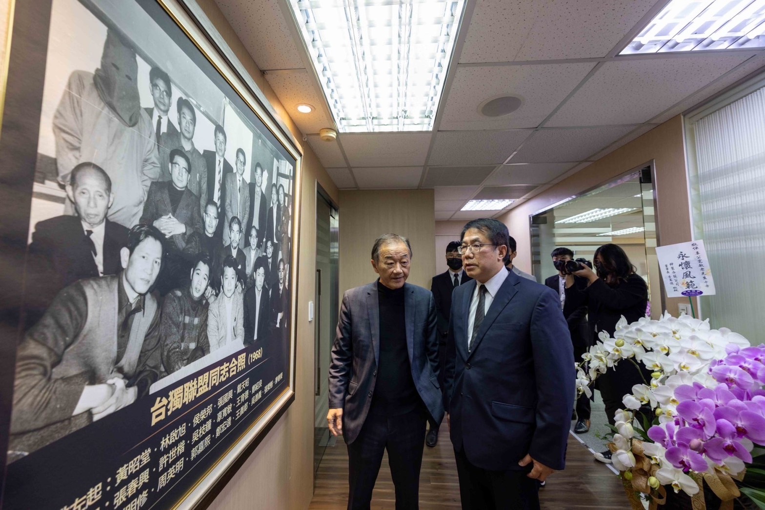 台灣制憲基金會開放各界悼念總統府資政、台灣制憲基金會創辦人辜寬敏。(圖/台南巿政府提供)