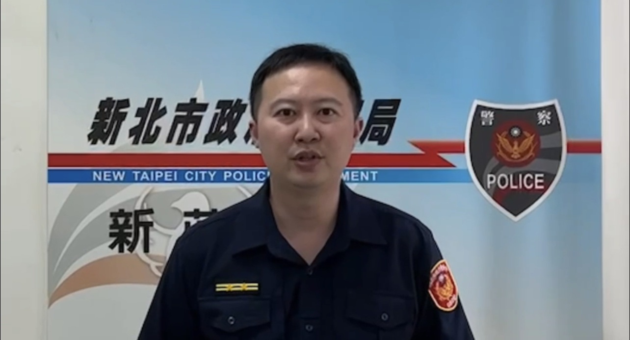 新莊分局頭前派出所 所長高裕傑 說明。（記者戴昱弘翻攝）