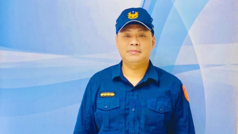 潭美派出所巡佐鄧仲恩。(記者宋紹誠翻攝)