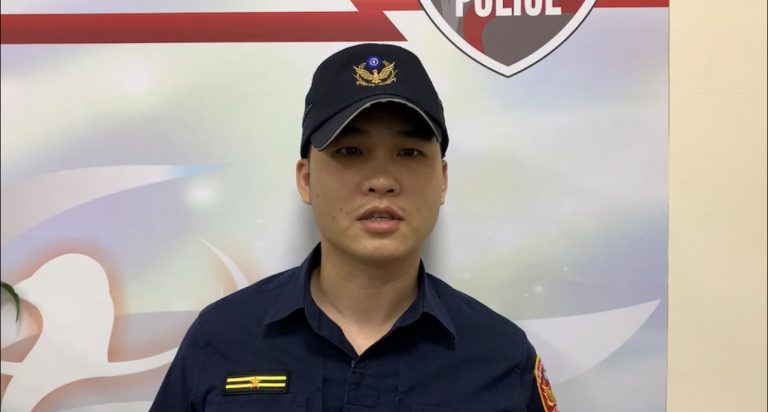 武陵所副所長吳家鳴說明。（記者戴昱弘翻攝）