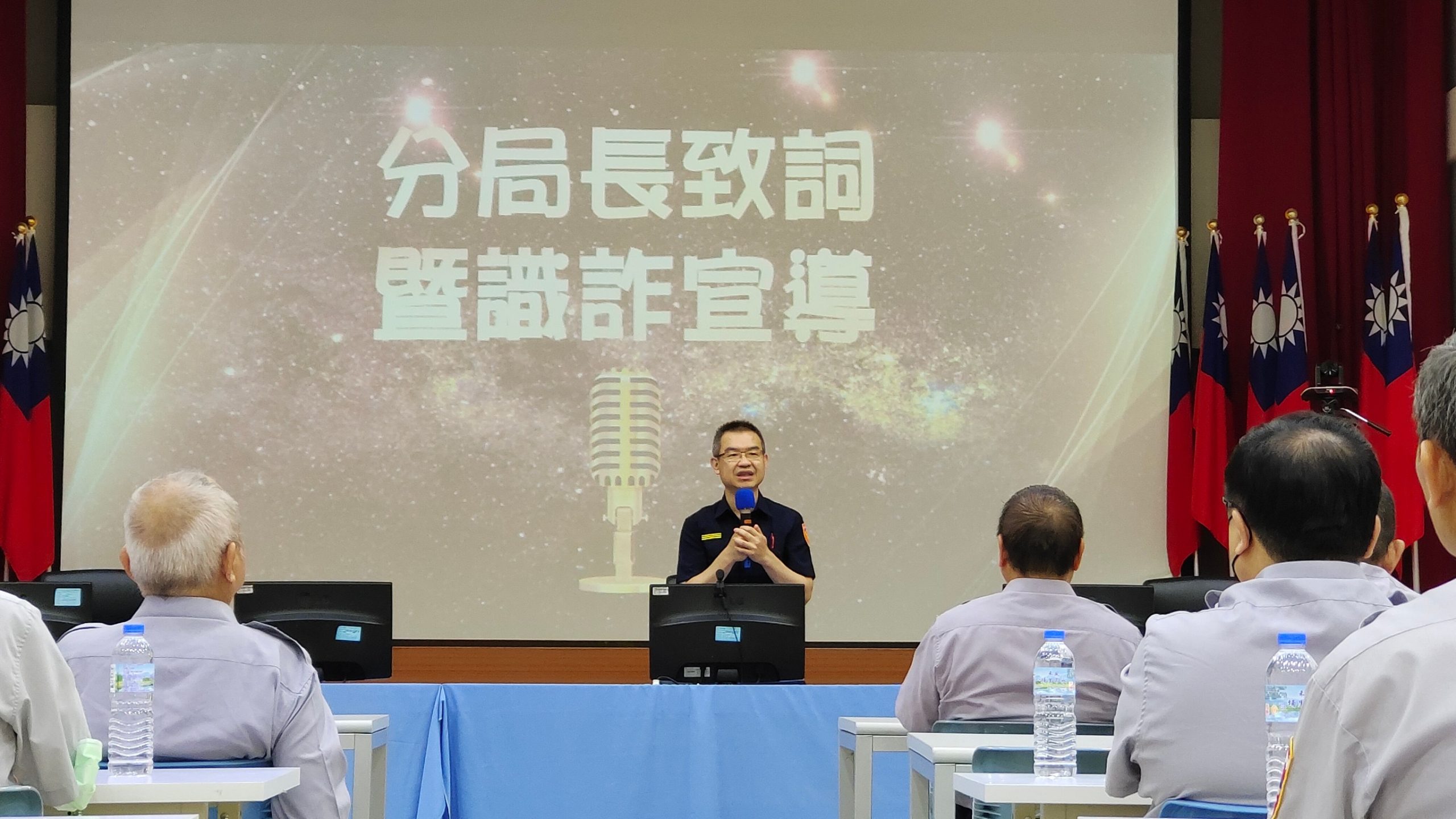 汐止分局長黃國政說明。(記者徐煜勝翻攝)