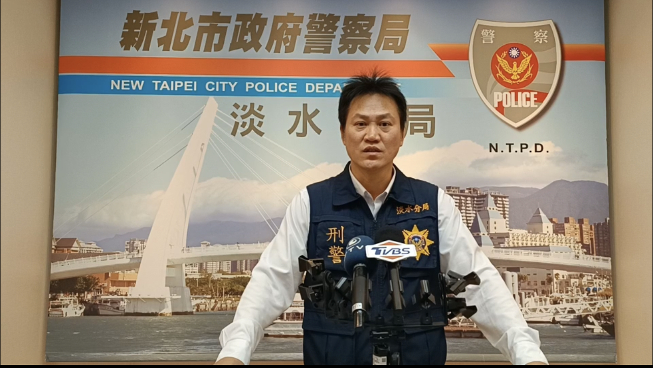偵查隊長王凱文說明。(記者戴昱弘翻攝)