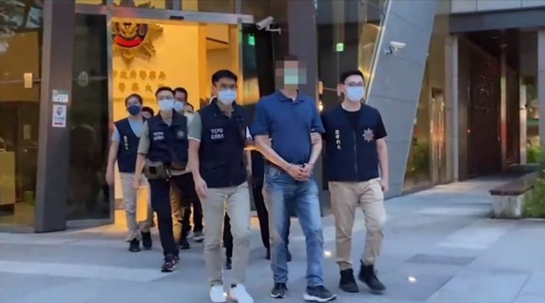 北市警成功拘捕中山區酒吧暴力事件主嫌並送辦。(記者楊國域翻攝)