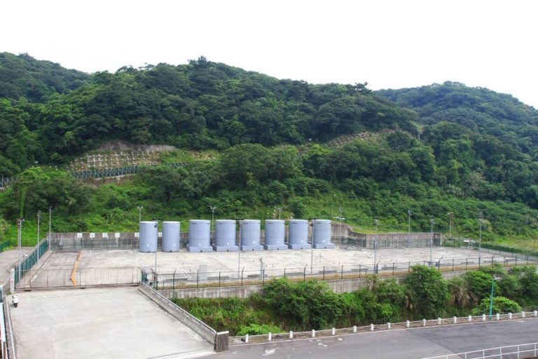 核一廠乾貯。〈新北市府提供〉