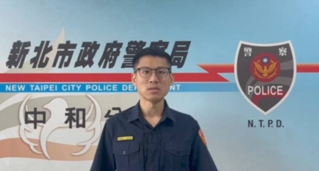 景安派出所所長說明本案破案經過。(記者張艷君翻攝)