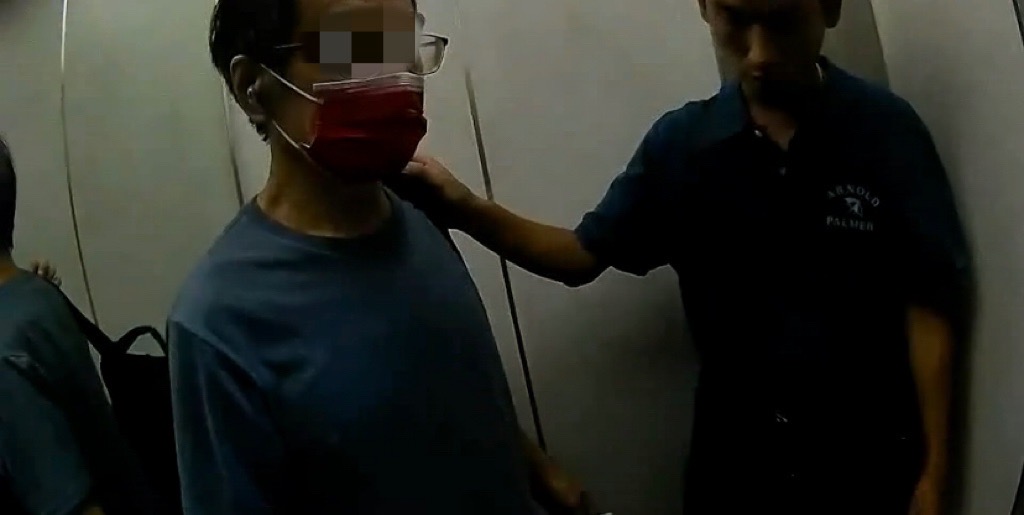 板橋警鎖定翟男位置前往逮捕。(記者徐煜勝翻攝)