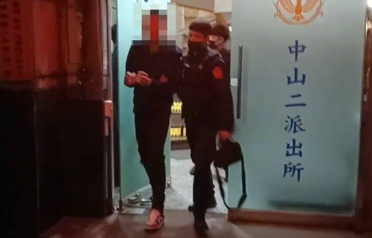 酒駕男訊後遭移送法辦。(記者林金聖翻攝)