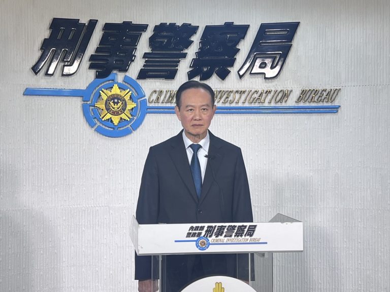 刑事局局長周幼偉說明。（記者徐煜勝翻攝）