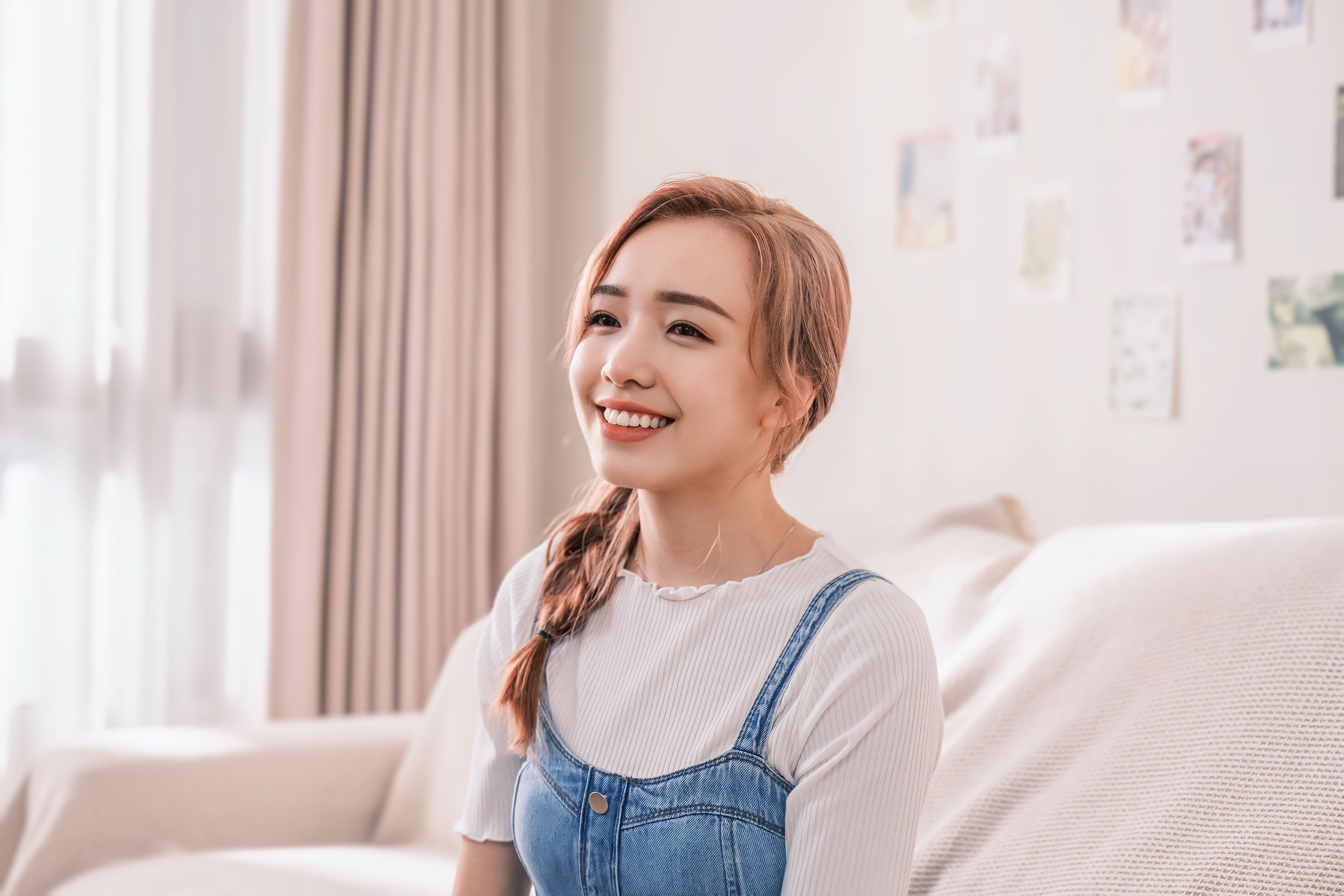 蕎洢Joy希望可以透過歌曲,傳遞給大家不同的正能量。(照片/蕎洢Joy提供)