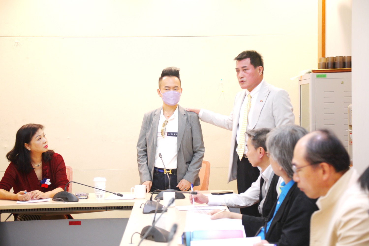 黃仁表示，推動興建台中市沙鹿平等段原住民社會住宅案，最終目標是希望以此案作為示範起點。(記者包克明 攝)