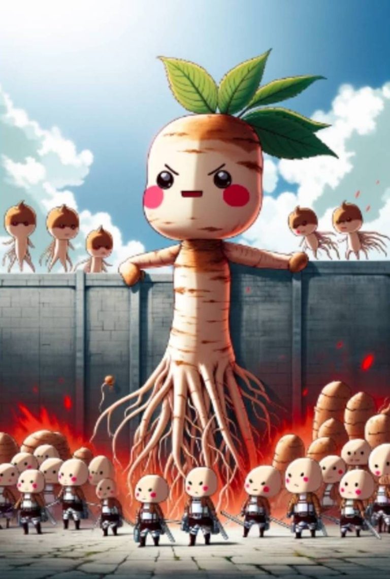 美國威斯康辛州蔘農總會結合時下流行的動漫元素，幽默重新定義花旗蔘的市場定位。（圖／讀者提供）