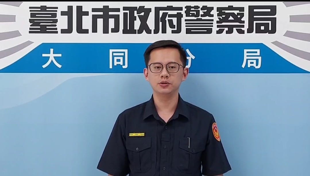大同分局呼籲市民在遇到行車糾紛時,應保持冷靜並理性處理問題。(記者黃荷琇 翻攝)