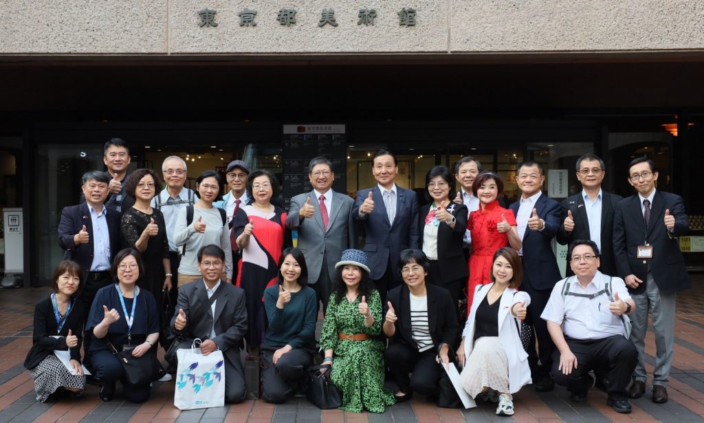楊文科此行特別了解了東京都美術館在策展規劃、運營模式方面的成功經驗大合照。(圖/新竹縣政府提供)
