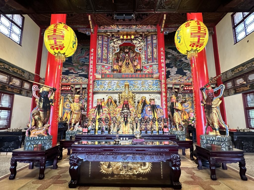 草嶺慶雲宮（大里天公廟）玉皇上帝（圖/記者林照東攝）