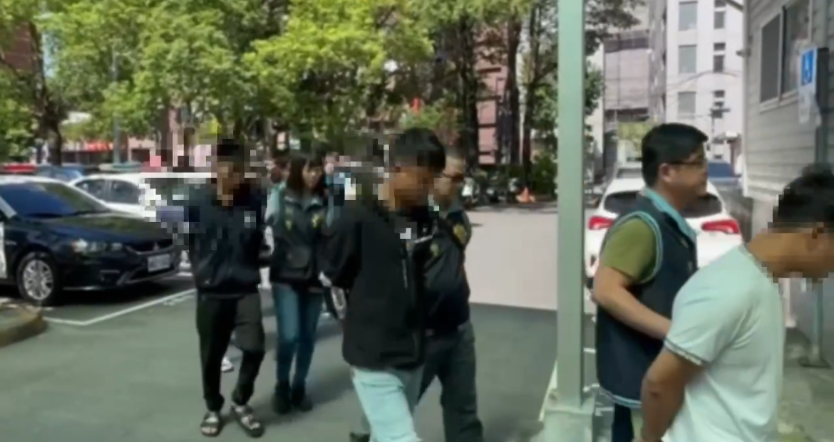 警方將車手團等7人移送法辦。(記者徐煜勝翻攝)