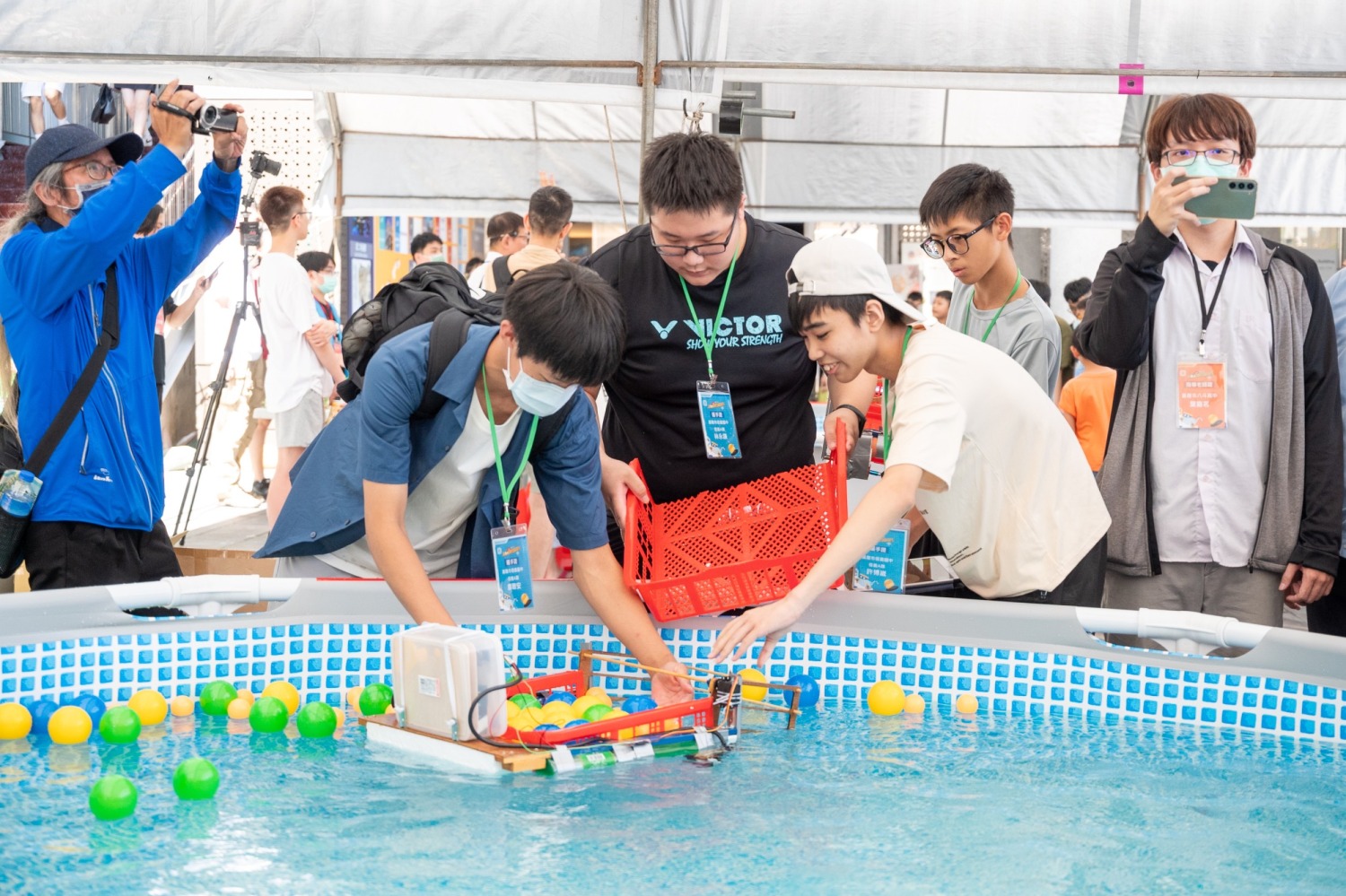 國中組比賽實況。(圖/主辦單位提供)