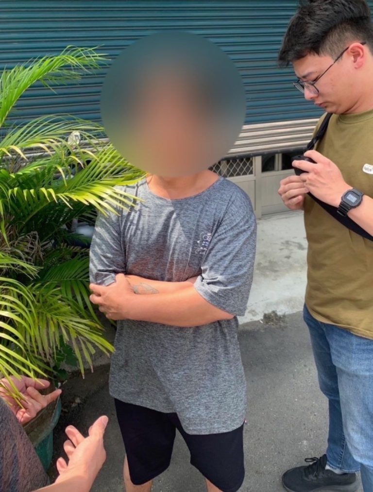 警方提供監視器畫面。（圖/記者林照東翻攝）