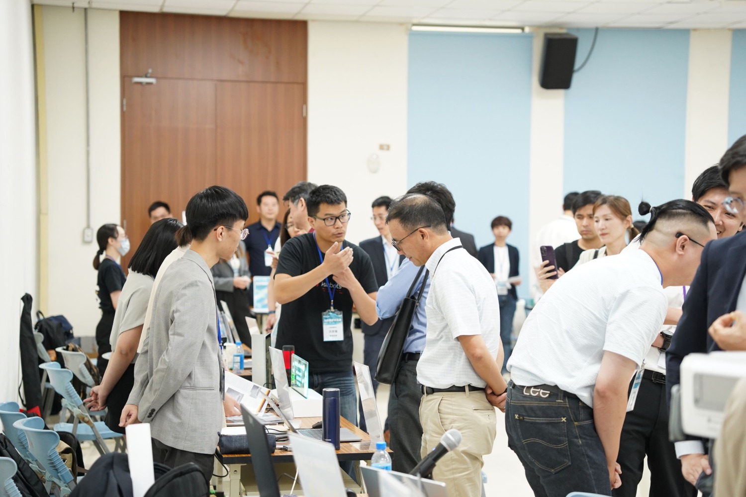 活動吸引近40家台日企業與新創團隊齊聚新竹,探索智慧科技與產業融合的潛力。(圖/記者林照東翻攝)