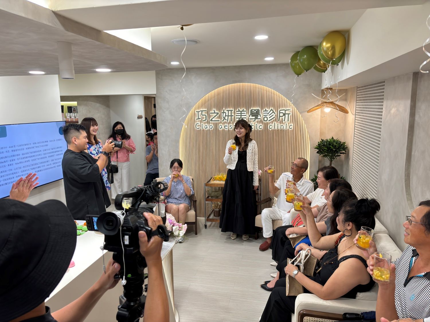 巧之妍美學開幕慶。(圖/巧之妍美學提供)