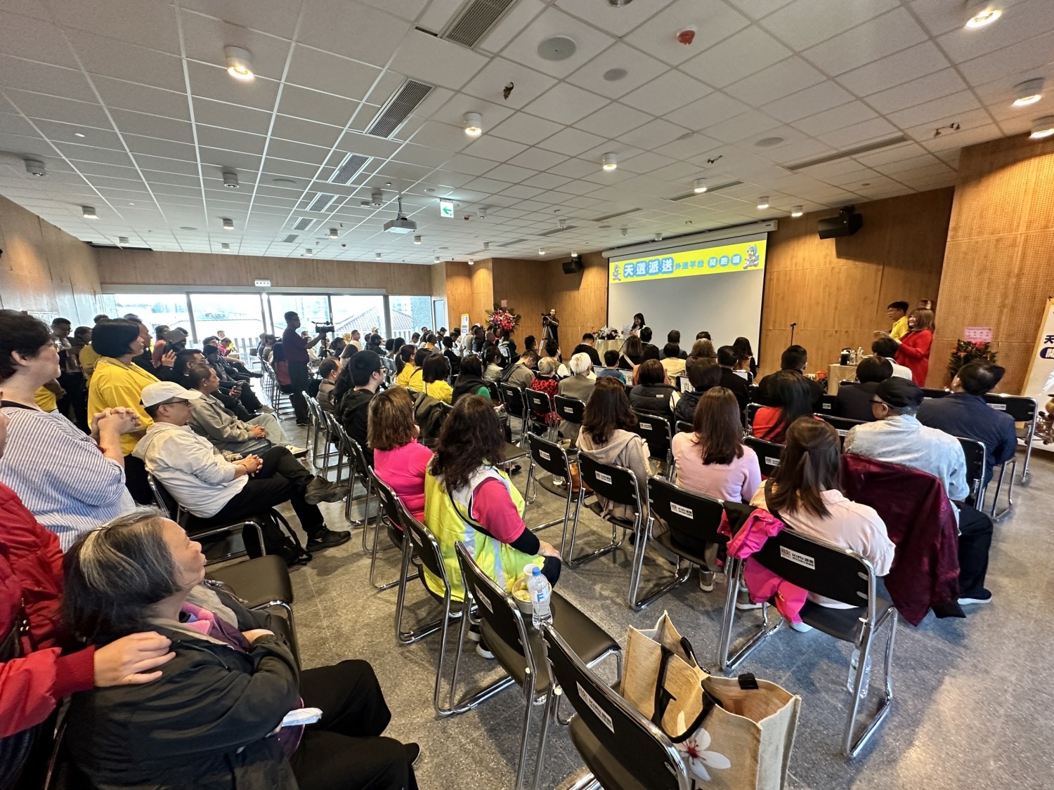 「天選派送」致力於為消費者、商家、外送員及平台本身打造四方共贏的外送生態系，開創更高效、透明、互利的合作模式。（圖/記者林照東攝）