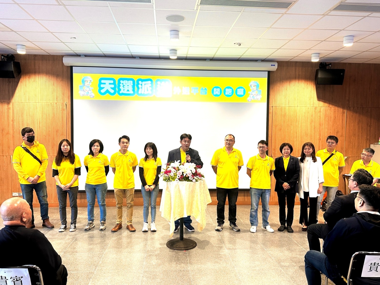 天選派送總經理操賢忠帶領創始團隊以創新模式打破傳統外送平台的限制，從多方需求出發，全面提升服務品質。（圖/記者林照東攝）