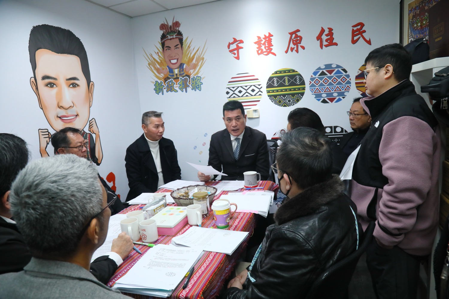 黃仁表示,凍結預算必須全面尊重、維護族人權益,使得動支。(記者包克明 攝)