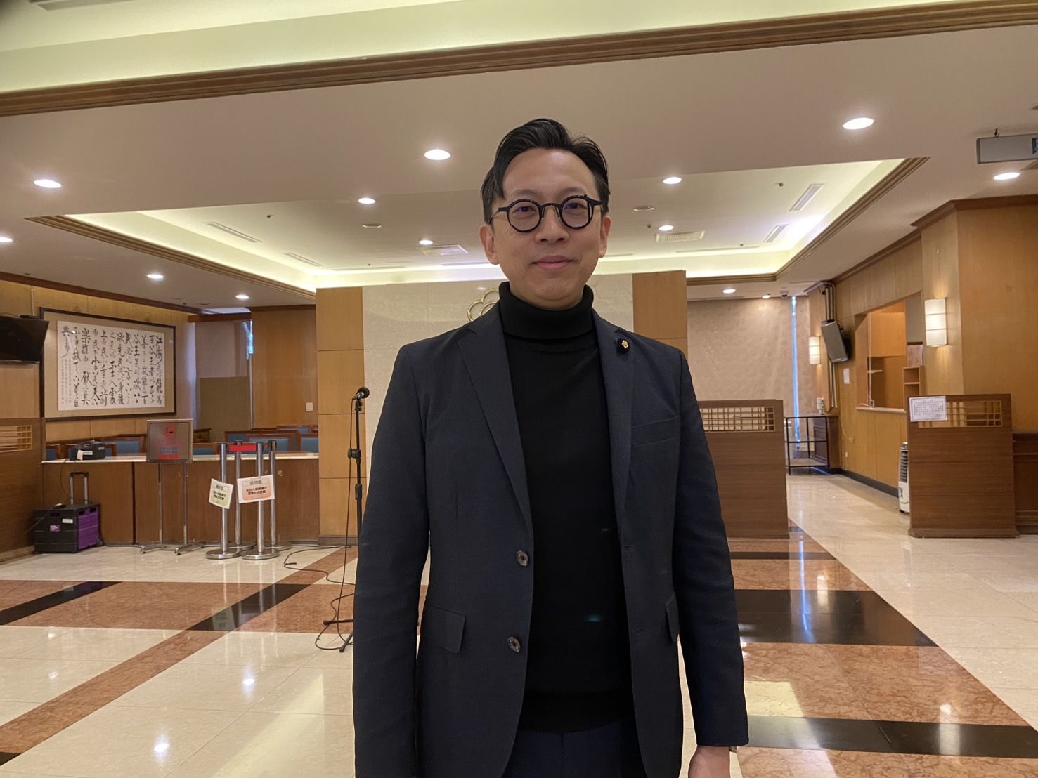 國民黨立委葛如鈞憑藉其對 AI 和科技的專業背景,展現對台灣運動產業的深度關注,成功推動電競運動增加預算的主決議。(記者包克明 攝)