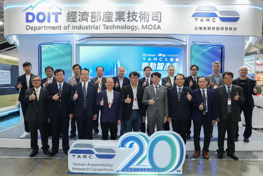 經濟部產業技術司 TARC主題館精選智慧車電與電動車18項展品,並與28家廠商合作,呈現重要科專成果突破。(圖/經濟部產業技術司題供)