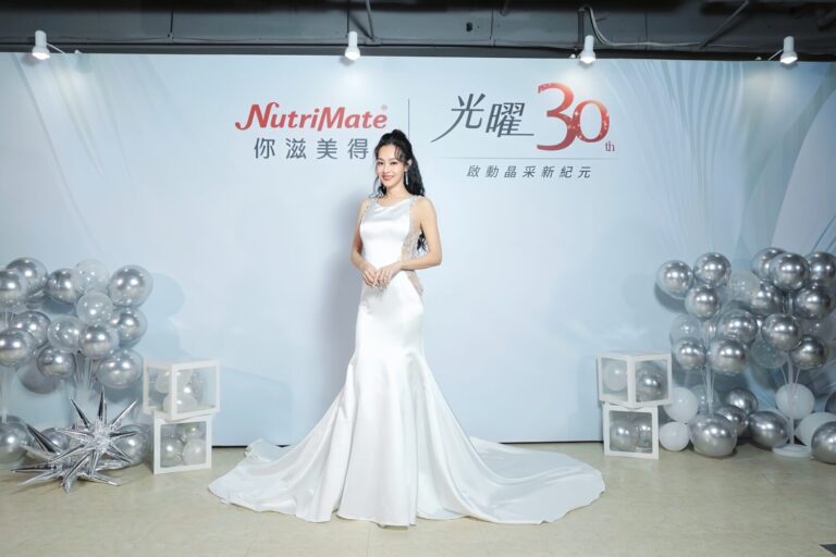 王思佳出席「你滋美得．光曜 30」與光曜時空膠囊 EX 發布記者會。(圖/你滋美得 提供)