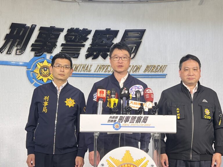 刑事局科技犯罪防制中心主任林建隆說明案情。(刑事局提供)