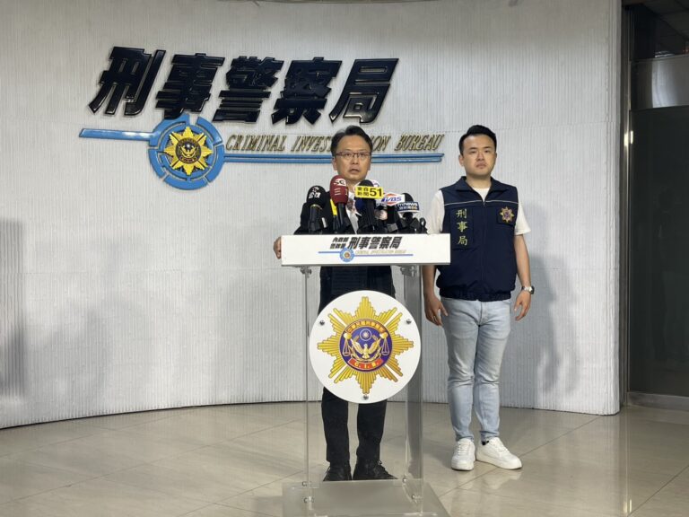 偵七大隊副大隊長林漢隆說明案情。(刑事局提供)