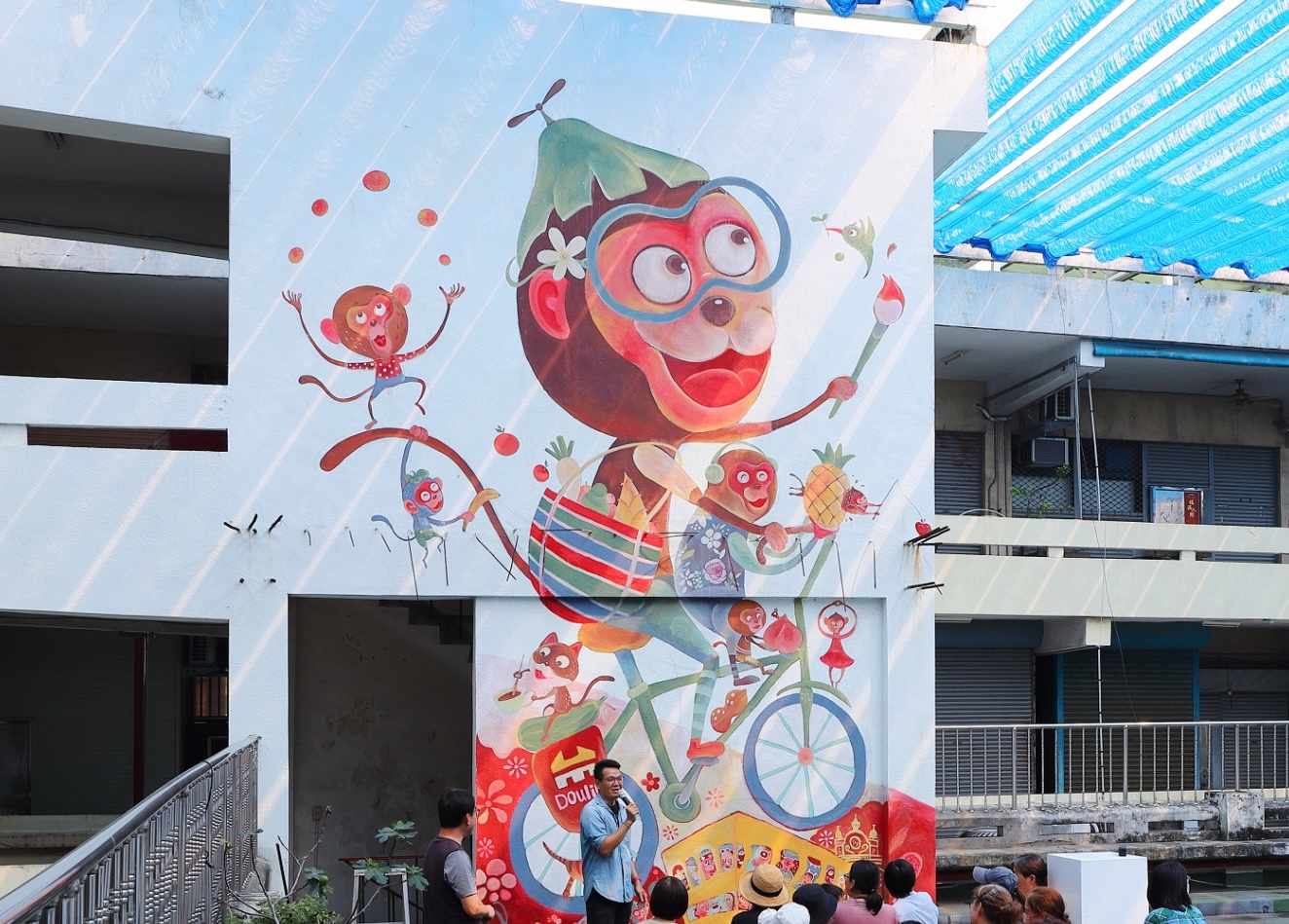 以創作、展覽、工作坊等多元媒介,用藝術與民眾對話。(圖/記者葉子綱翻攝)